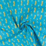 Printed Cotton - JAMBALAYA - 022 - Turquoise