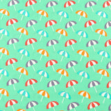 Printed Cotton - JAMBALAYA - 033 - Aqua