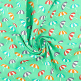 Printed Cotton - JAMBALAYA - 033 - Aqua