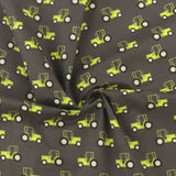 Printed Cotton - JAMBALAYA - 034 - Charcoal