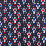 Printed Cotton - JAMBALAYA - 035 - Navy