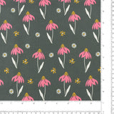 Printed Cotton - JAMBALAYA - 036 - Charcoal
