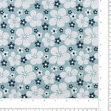 Printed Cotton - JAMBALAYA - 044 - Steel Blue