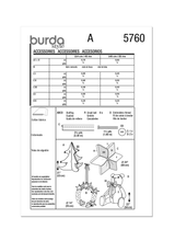 Burda Pattern - 5760 Crafts
