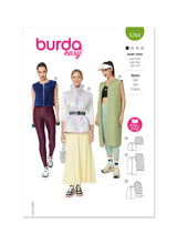 Burda Pattern - 5764 Misses' Waistcoats and Vest