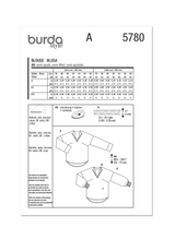 Burda Pattern - 5780 Misses' Blouse