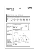 Burda Pattern - 5782 Misses' Dress and Tunic