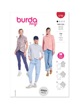 Patron Burda 5790  Hauts pour femme