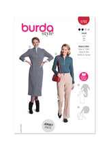 Patron Burda 5792  Robe et haut pour femme
