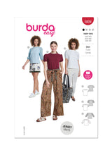 Patron Burda 5809  Chemise pour femme