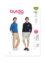 Patron Burda 5814  Pantalons pour homme