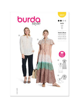 Burda Pattern - 5823 Misses' Dress & Blouse