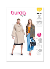 Burda Pattern - 5824 Misses' Jacket & Coat