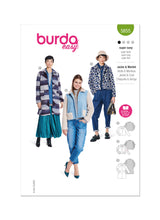 Burda Pattern - 5855 Misses' Jacket & Coat