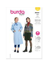 Burda Pattern - 5860 Misses' Jacket & Coat