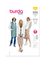 Burda Pattern - 5869 Misses' Waistcoat/Vest & Jacket