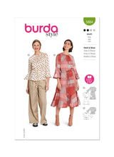 Burda Pattern - 5884 Misses' Blouse & Dress