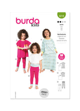 Burda Pattern - 9218 Children's Sleepwear