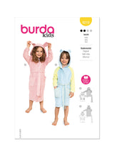 Burda Pattern - 9219 Children's Bathrobe