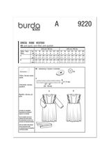 Burda Pattern - 9220 Children's Dress
