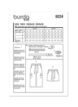 Burda Pattern - 9224 Children's Pants
