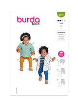Patron Burda 9231  Ensembles pour bébés