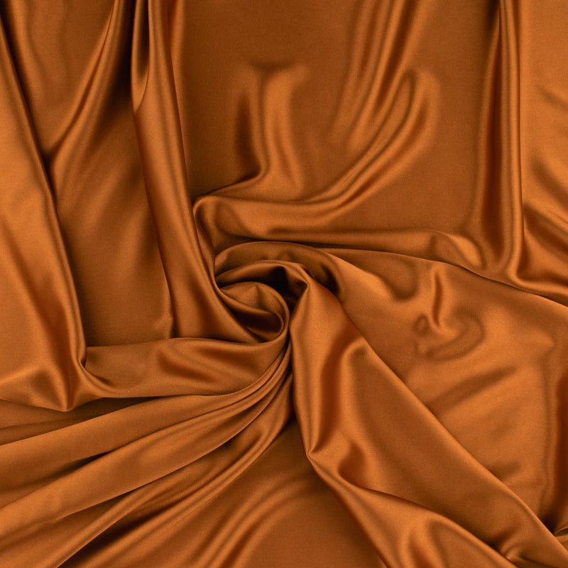 Stretch Matte Satin - CLICHY - Copper