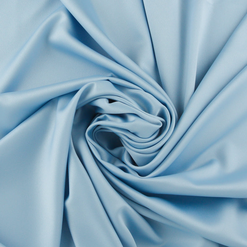Satin crepe - CHANTILLY - Chashmere Blue