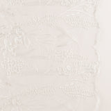 Embroidered Mesh With Sequins - BRIGITTE - 009 - White