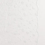 Embroidered Mesh With Sequins - BRIGITTE - 018 - White