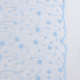 Embroidered Mesh With Sequins - BRIGITTE - 020 - Light Blue