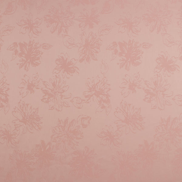 Jaquard flowers - LAURA - Blush