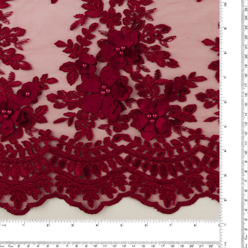 Embroidery - NUZIALE - 004 - Wine