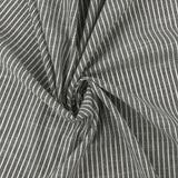 Striped Cotton - SCOTTIE - 007 - Black