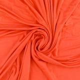 Tricot Uni de Rayonne et Tencel - TOBI - 005 - Tangerine
