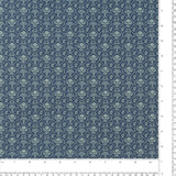 Printed Cotton - BOHO - 003 - Dark Blue