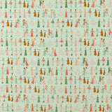 Coton imprimé - BOHO - 006 - Aqua