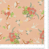 Coton imprimé - BOHO - 010 - Saumon
