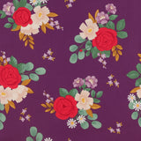Coton imprimé - BOHO - 019 - Améthyste