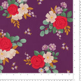 Coton imprimé - BOHO - 019 - Améthyste
