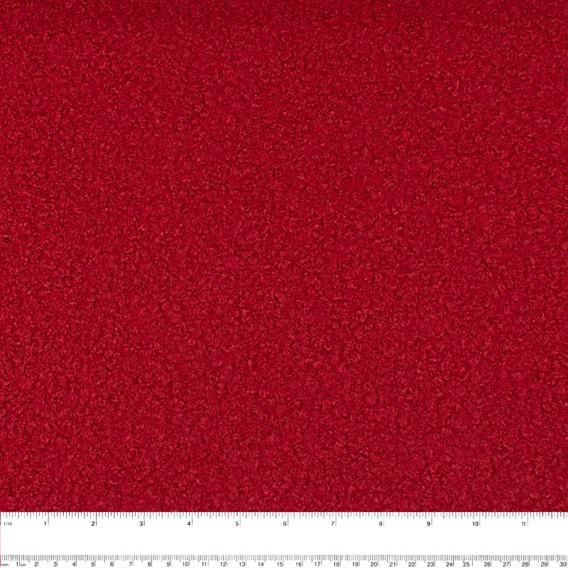 Bouclé coating - Red
