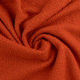 Tissu bouclé pour manteau - Orange