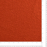 Tissu bouclé pour manteau - Orange