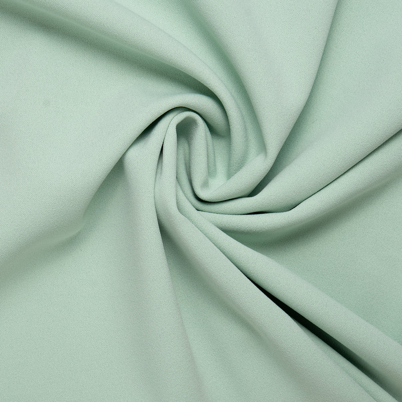 Scuba Crepe Bonded to Jersey - Sage