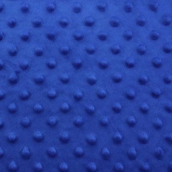 Micro chenille alvéolée - Bleu royal