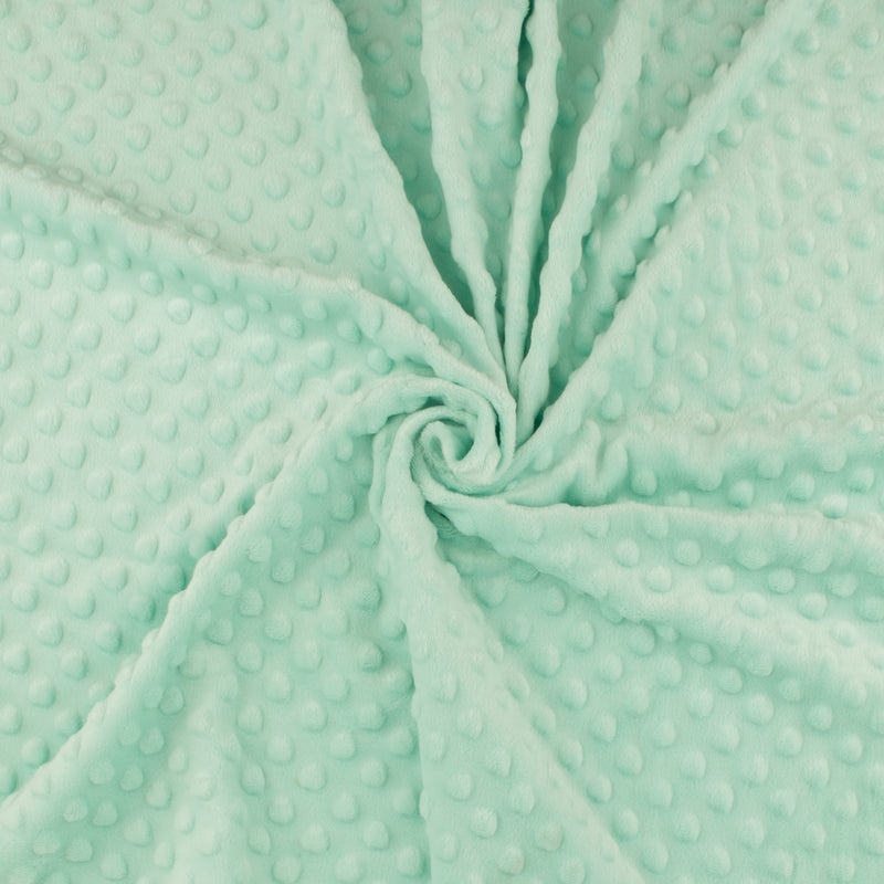 Micro Chenille Alvéolée - Aqua Poudré