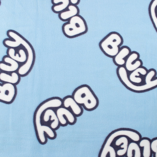 Licensed Fleece print - BLUEY - Classic - Light Blue