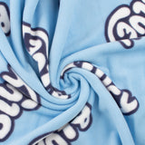 Molleton imprimés sous license - BLUEY - Classique - Bleu Pâle