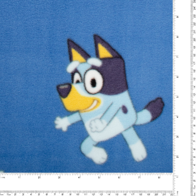 Molleton imprimés sous license - BLUEY - Nom - Blue