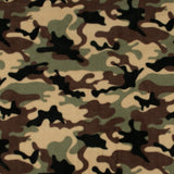 CHILLY - Anti Pill Fleece Print - Camouflage - Brown